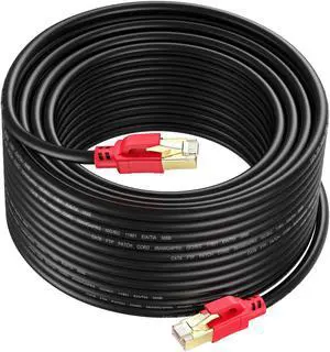 wawpi Ethernet Cable Cat6 250 FT, High Speed Outdoor Internet Wire,LAN/WAN Network Cord for All RJ45 Devic,TV, Router, Modem, PC, Gaming.