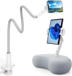 SAIJI Tablet Stand Pillow + Gooseneck Phone Stand