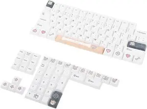 Socobeta Five-Faced Dyed ized Keyboard Cover Keycap Portable for Mechanical Keyboard(Shiba Inu)