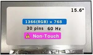 15.6" Screen Replacement for HP Probook 450 G8 450 G9 455 G8 455 G9 LCD Display Panel 30 pin (HD 1366x768 Non-Touch)