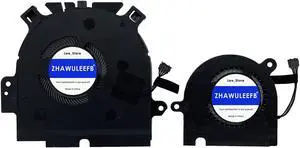 ZHAWULEEFB New Compatible CPU+GPU Cooling Fan for Lenovo Ideapad Yoga C940-14IIL Quiet 5H40S19974 ND55C57-18L29 ND55C56-18L28 DC5V 0.5A Fan