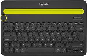 Logitech Wireless Bluetooth Keyboard for Multi-Devices K480 - Works with Windows, Mac, iPad Tablet, Android and Smartphones - Bulk Packaging - Black
