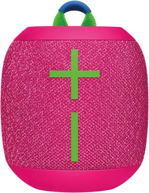 Ultimate Ears WONDERBOOM 3, Small Portable Wireless Bluetooth Speaker, Big Bass 360-Degree Sound for Outdoors, Waterproof, Dustproof IP67, Floatable, 131 ft Range - Hyper Pink