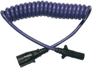 Blue Ox BX88206 Coiled Cable with Female Receptor