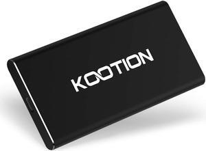 KOOTION External SSD 250GB Portable SSD High-speed Solid State Drive, Read up to 500MB/s & Write up to 450MB/s