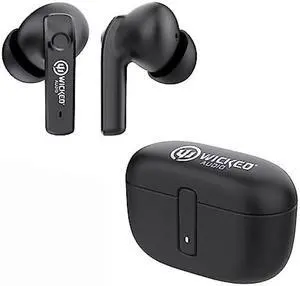 Wicked Audio Mojo 700 True Wireless Bluetooth Earbuds | ANC Noise Cancelling | Clear Call Mics | Long Battery Life | Mobile App | Custom EQ Modes | GPS Find Buds | Transparency Mode | Low Latency