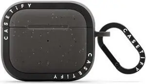 CASETiFY Bounce AirPods (3rd Gen) Case with Ring [Military Grade Drop Tested / 6.6ft Drop Protection/Anti-Scratch] - Matte Charcoal