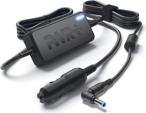 CAR Laptop Charger for HP Probook EliteBook Revolve Business: 250 450 455 640 645 650 745 820 840 850 G1 G2 G3 G4 G5 G6 463958-001 609939-001 PA-1650-02HC PA-1900-18H2 741727-001