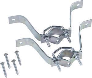 Channel Master CM-3079 TV Antenna Wall Mount Kit, Supports Masts/Poles, Up To 1.5" In Diameter & 4" Standoff From Wall To Clear The Eave, Or Roof Overhang (Includes 2 Wall Brackets & Accessories)