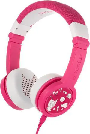 Tonies Foldable Wired Headphones for Kids - Pink [Discontinued]