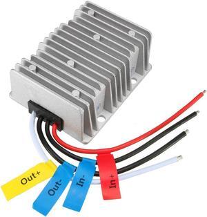 uxcell Voltage Converter DC 48V to DC 24V 22A 528W Waterproof Power Transformer