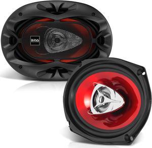 BOSS Audio Systems CH6920 Chaos Series 6 x 9 Inch Car Stereo Door Speakers - 350 Watts Max, 2 Way, Full Range Audio, Tweeters, Coaxial, Sold in Pairs