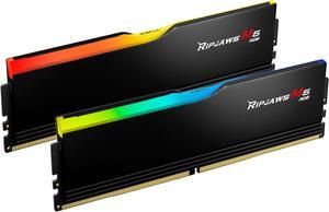 G.SKILL Ripjaws M5 Series (Intel XMP 3.0) DDR5 RAM 96GB (2x48GB) 5200MT/s CL40-40-40-83 1.10V Desktop Computer Memory UDIMM - Matte Black (F5-5200J4040A48GX2-RM5RK)