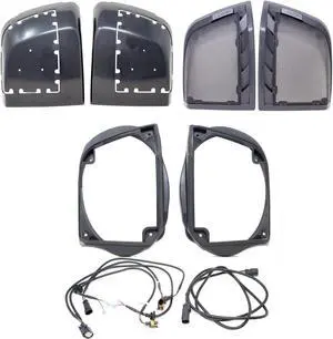 Hertz HD14H Saddle Bag Lid Kit Compatible with 2014+ Harley: HD14 Saddlebag Lid Kit and HBH14 Speaker Harness (Speakers not Included)