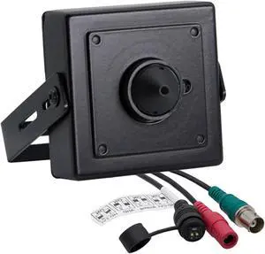 Evertech 1080p HD 4in1 AHD TVI CVI, Analog Indoor Mini Hidden Camera with Wide Angle Pinhole Lens