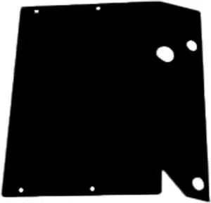 Amplifier Mounting Plate, Designed for 98-2013 HD Road Glide Motorcycles, Mounts One XM160-2-98 Amplifier
