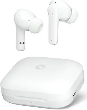 Avantalk Clan A2 - Wireless Earbuds for Adults with Bluetooth 5.3, No Volume Limiting, Low Latency Mode, Customizable Fit, 3 EQ Modes, and Built-in Touch Controls - White