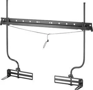 Rocketfish Universal Soundbar Mounting System - Black Soundbar Holder Compatible with 70" to 90" TVs - Adjustable Soundbar Bracket Mounting System - Durable Speaker Holder for Wall