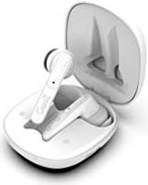 OontZ True Wireless BudZ ULTRA - Active Noise Cancelling True Wireless Earbuds, 5.0 Bluetooth Earbuds, Superior Sound, Customizable Fit, Compact Charging Case, Headset with microphone (White)