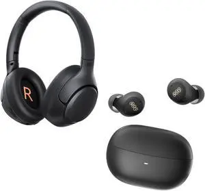 QCY H3 ANC Headphones Black + HT07 ArcBuds Black