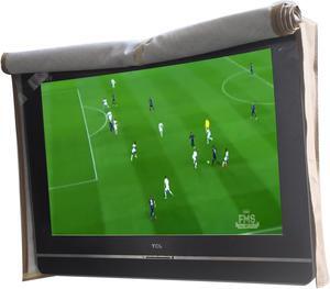 acoveritt Outdoor 32" TV Set Cover,Scratch Resistant Liner Protect LED Screen Best-Compatible with Standard Mounts and Stands (Tan)