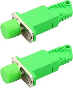 ANPTAIKE E2000-FC/LC/ST Optical Fiber Connection Adapter Coupler Flange Plate Radio and Television Network Data Test GeneralE2000-FC/APC 2pcs