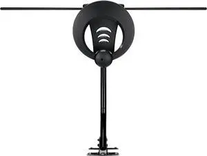 ClearStream Antennas Direct 1MAX Indoor Outdoor TV Antenna, UHF VHF, Multi-Directional, 40+ Mile Range, 4K 8K UHD NEXTGEN TV - w/ 20-inch Mast (Black)