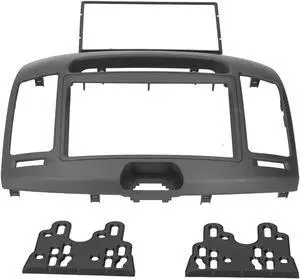 2Din DVD Audio Fascia Stereo Radio Navigation Panel Dash Stereo Bezel Fit for 20062011 LHD