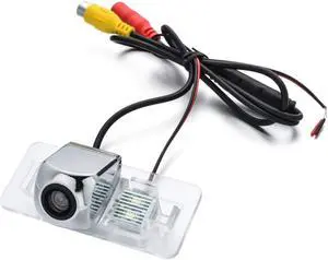 aSATAH Chrome Starlight Car Rear View Camera for BMW 3 E46 E90 E91 E92 5 E39 E60 E61 X5 E53 E70 & Vehicle Camera's Waterproof and Shockproof Reversing Backup Camera (Chrome Starlight Camera)