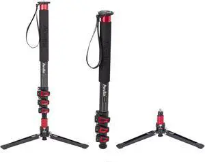 Avella A324D Aluminum 67 Inch Camera Monopod Professional Telescopic Video Monopods Base Tripod for Canon Nikon Sony Olympus Panasonic DSLR Camera Black
