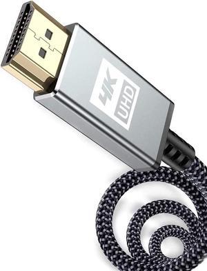 AviBrex 4K HDMI Cable 25ft, High Speed 18Gbps Braided HDMI 2.0 Cable 4K@60Hz 2K@144Hz Supports 3D UHD 2160p HD 1080p Ethernet HDCP 2.2 ARC Compatible Fire TV,Xbox,PS4/3,Blu-ray,Sky,Monitor,Laptop,PC