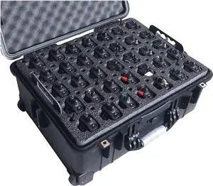 Case Club Case fits 35 Motorola R2 / CP200 / XPR 3500e Two-Way Radios in Pre-Cut Heavy Duty Wheeled Waterproof Case