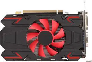 HD7670 Computer Graphics Card, 4GB DDR5 128bit PC Graphics Card with Cooling Fan, Support HDMI VGA DVI, with PCI Express 2.0 16X Slot (HD7670 4GB DDR5)