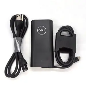 Dell 100W Laptop Charger USB C Type C GAN AC Adapter, XPS 14 9440 AC Charger, Latitude 9440 AC Adapter, Black, DA100PM220