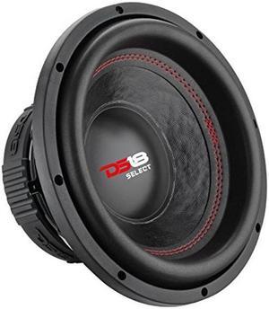 DS18 SLC-8S Subwoofer in Black - 8-Inch Speaker, 400W Max Power, 200W RMS Power, Aluminum 4 Layer Voice Coil, Black Steel Frame, SVC, 4 Ohm Impedance, Ferrite Magnet (1 Speaker) (SLC8S)