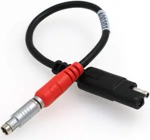 DRRI GPS 5pin to SAE 2-pin Connector Power Cable for Top-con HiPer V/Legacy/GB/GR-3