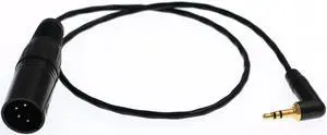 DRRI Datavideo 3.5mm Male to 4-Pin XLR Male Adapter Cable for Data Vdeo ITC-100SL