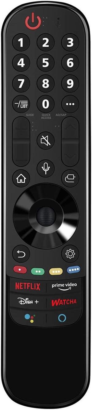 ECONTROLLY Replace MR21GC Voice Remote Control fit for LG AKB76036509 43NANO75 55UP75006LF OLED55A1RLA GA-21BA(Watcha)* 2021 TVs - Z1/M1/G1/C1/B1/A1 QNED9*/QNED8*/NANO9*/NANO8*/NANO7*- UP8*/UP7*