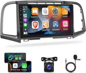 [2G+32G] Car Radio for Toyota Venza 2008-2016, 9 inch Android Touch Screen Stereo, Carplay/Android Auto/Mirror Link/1080P/SWC/Bluetooth/WiFi +AHD Backup Camera+MIC
