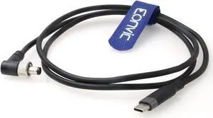 Eonvic Power Cable for Atomos Ninja V Zwo ASI Cooled Cameras PD USB 3.1 Type C to Locking DC Power Jack
