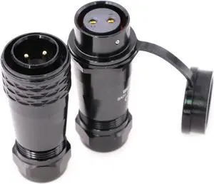 Eonvic WEIPU SA20 2 Pin Waterproof Connector Aviation Plug Male Socket Female Circular Electronics Monitor TV Solar Power Cable SA2010/P SA2013/S
