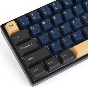 iTastatur 170 Keys PBT Custom Gaming Keycaps Double Shot Cherry Profile for ANSI US Layout 60% 65% 95% Mechanical Keyboard(Blue warrior)