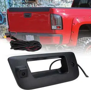 Gagsu Rear View Camera Compatible with Chevy Silverado and GMC Sierra Years 2007-2013 Backup Tailgate Handle Camera, Tailgate Door Handle Replacement Backup Camera