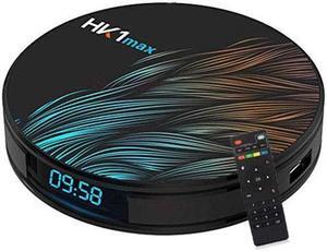 Android 11.0 TV Box with 4GB RAM 64GB ROM HK1 max RK3318 Quad Core 64 bit Built in BT 4.1 Dual-WiFi 2.4GHz/5GHz Supporting 4K (60Hz) Full HD/3D/H.265,USB 3.0
