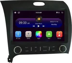 GOJOHO for KIA K3 Cerato Forte Radio 2013-2018 with Built-in DSP Wireless Carplay Android Auto with Free Backup Camera 9" IPS Touch Screen GPS Navigation for Car Stereo Head Unit (2GB RAM+32GB ROM)