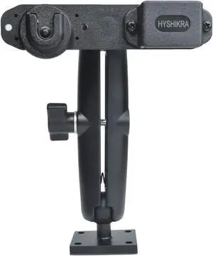 HYSHIKRA Universal Handheld Radio and CB Microphone Hanger, with Adhesive Back and Pre Drill Holes with Self-tapping Screw for Baofeng Midland Kenwood Motorola Radio
