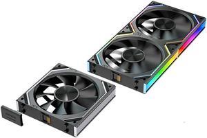 ICOLER UNI Fan JM-V2 RS 120 Infinity Mirror Module Daisy-Chain ARGB Fan 120mm Triple Pack Suitable for Computer Case & CPU Cooling
