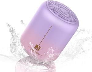 JHSNOEL Bluetooth Portable Speaker,IPX7 Waterproof Wireless Speaker with HD Sound and Bluetooth 5.3,15H Playtime, 5W Stereo,Deep Bass,Hands-Free for Calling,for Home/Party/Outdoor/Birthday Gift(Pink)