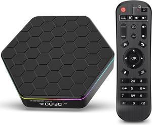 Android 12.0 TV Box, Android TV Box 4GB RAM 32GB ROM Allwinner H618 Smart TV Box Support HD 6K/H.265 100M Ethernet 2.4/5G Dual WIFI BT 5.0