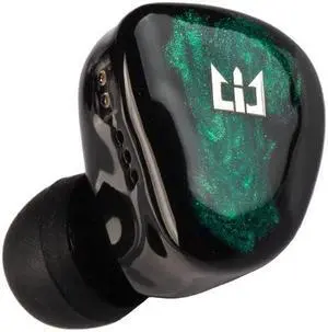 keephifi TRI Starriver in Ear Monitors 10mm Flagship Beryllium Dynamic Driver Professional Earbuds Wired for Musicians Audiophile,6mm Metal Titanium Diaphragm IEM Earphones Headphones(Green,3.5mm)